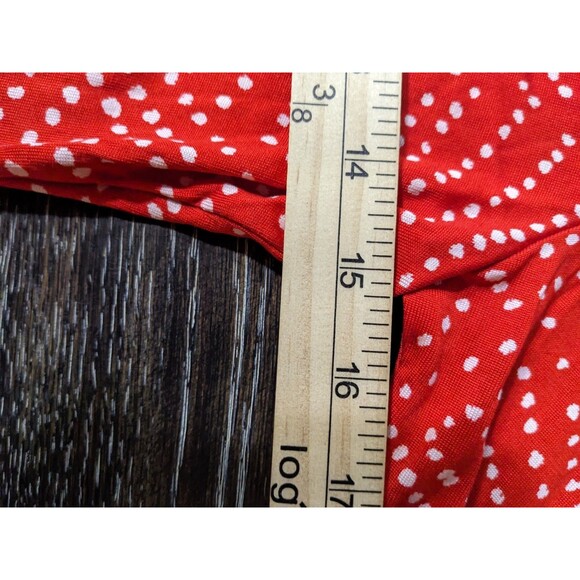 Diane Von Furstenberg Silk Reina Red Print Shift Dress Size 2 - Picture 7 of 8